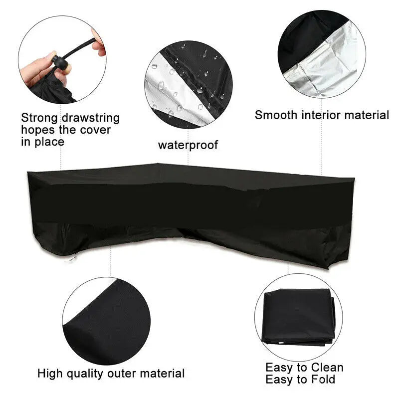L-shaped Cover.