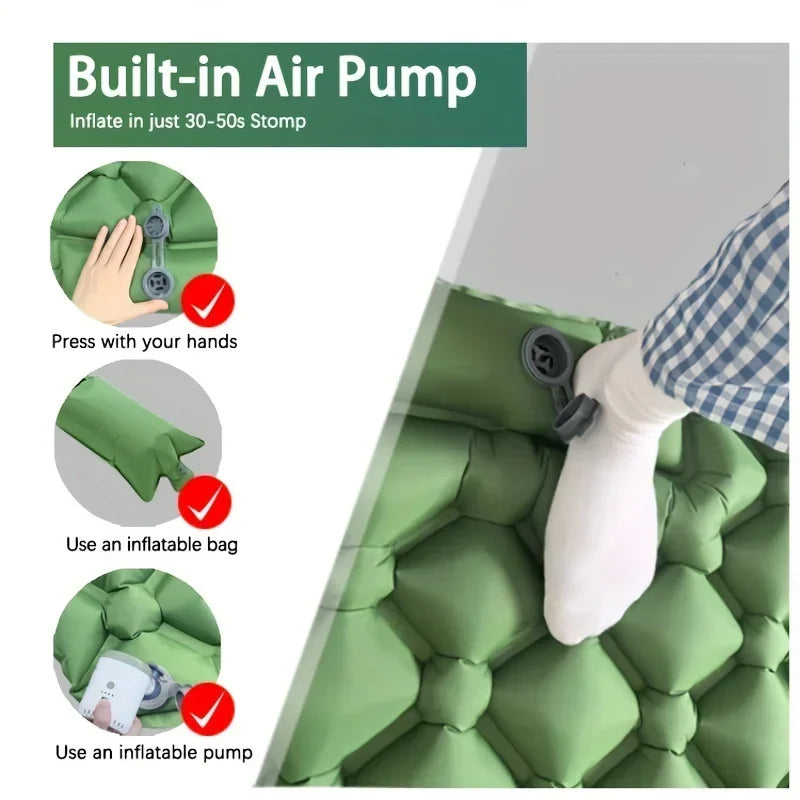 Inflatable sleeping mat