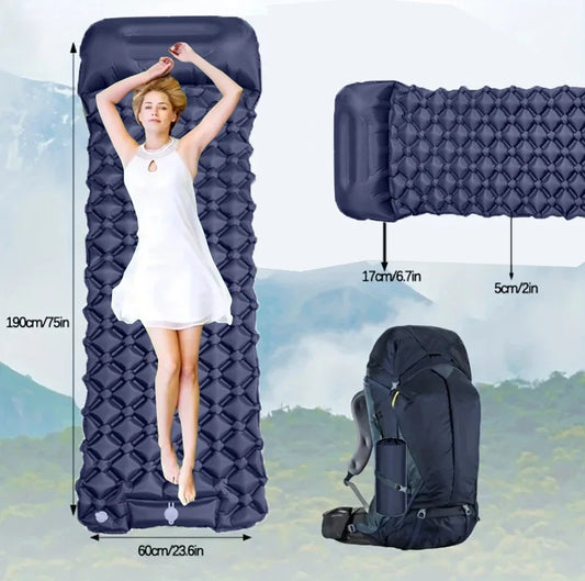 Inflatable sleeping mat