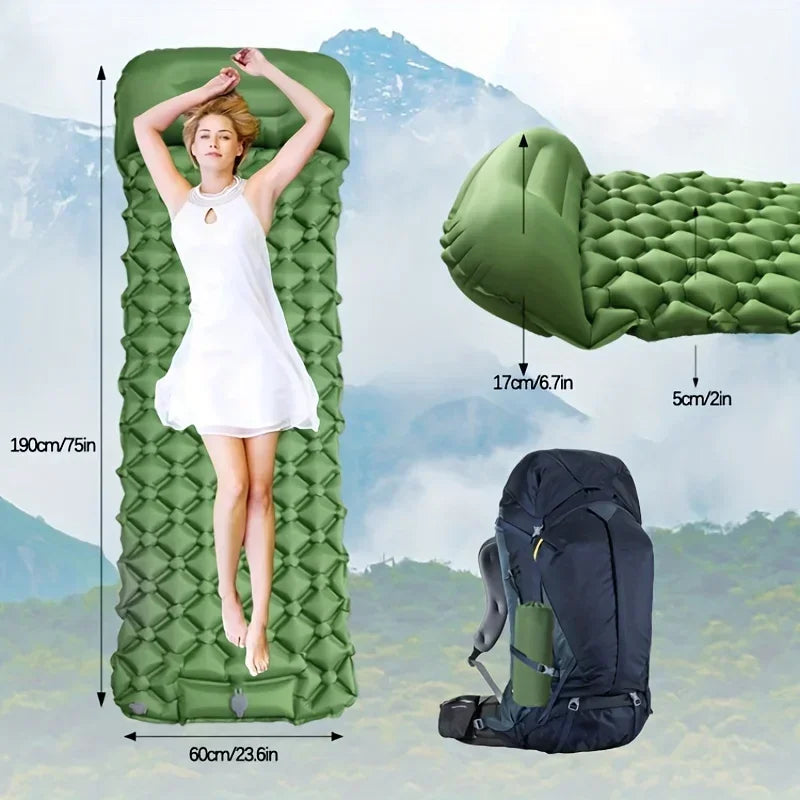 Inflatable sleeping mat