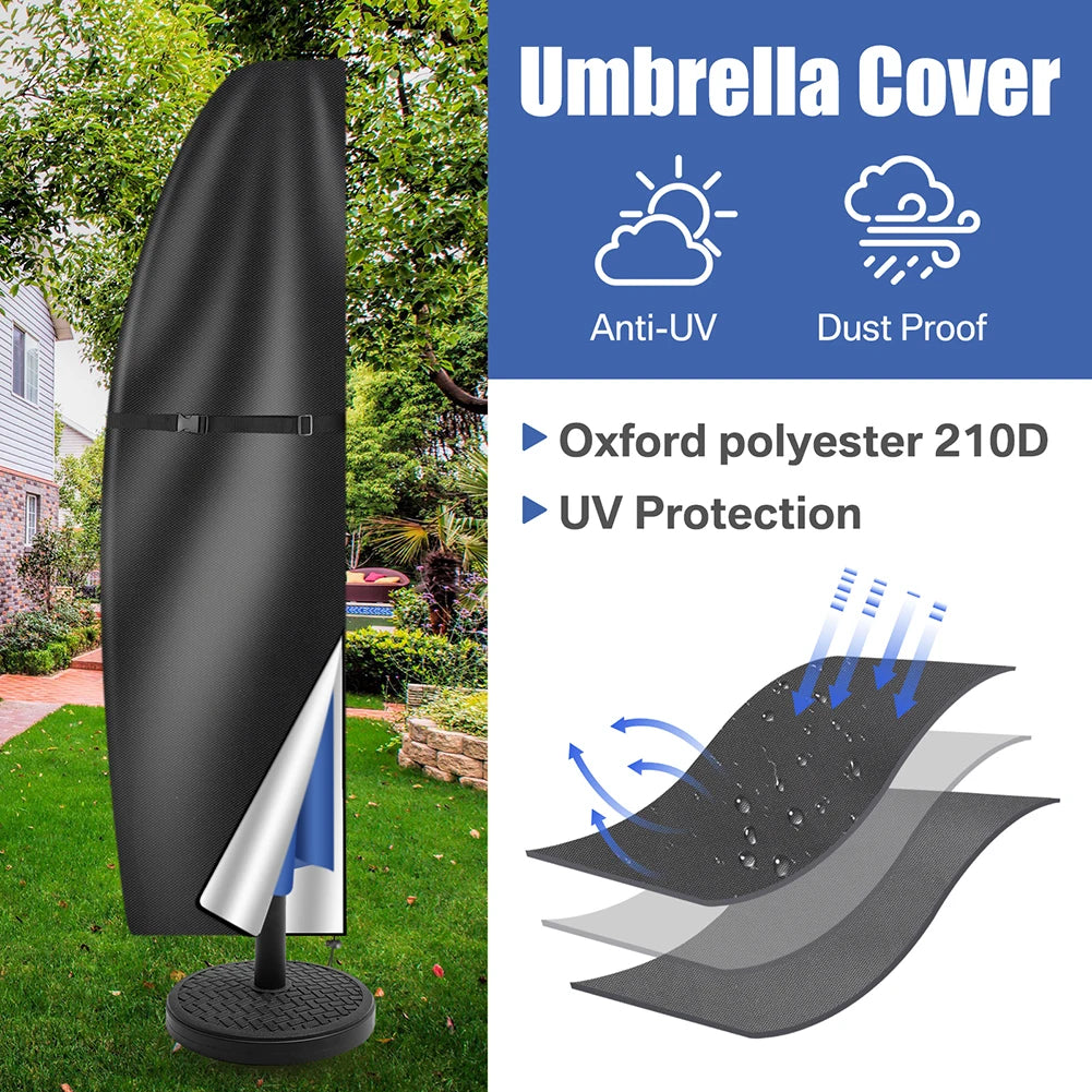 Housse pour Parasol de Jardin.