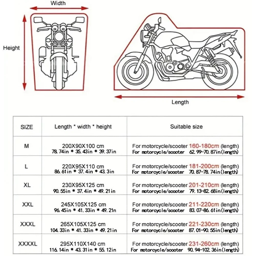 Motorcycle Cover Waterproof.