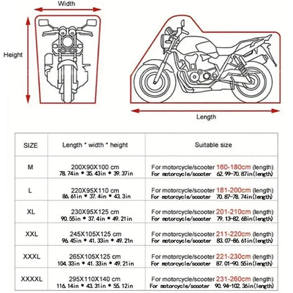 Motorcycle Cover Waterproof.