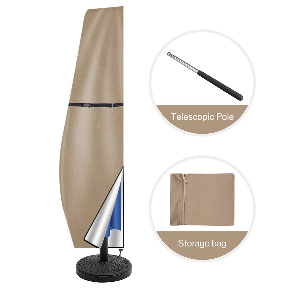 Housse pour Parasol de Jardin.