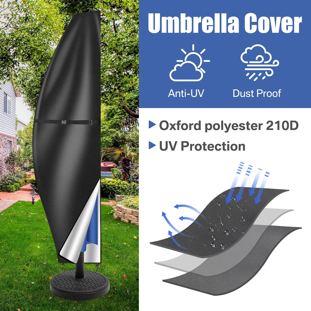 Housse pour Parasol de Jardin.